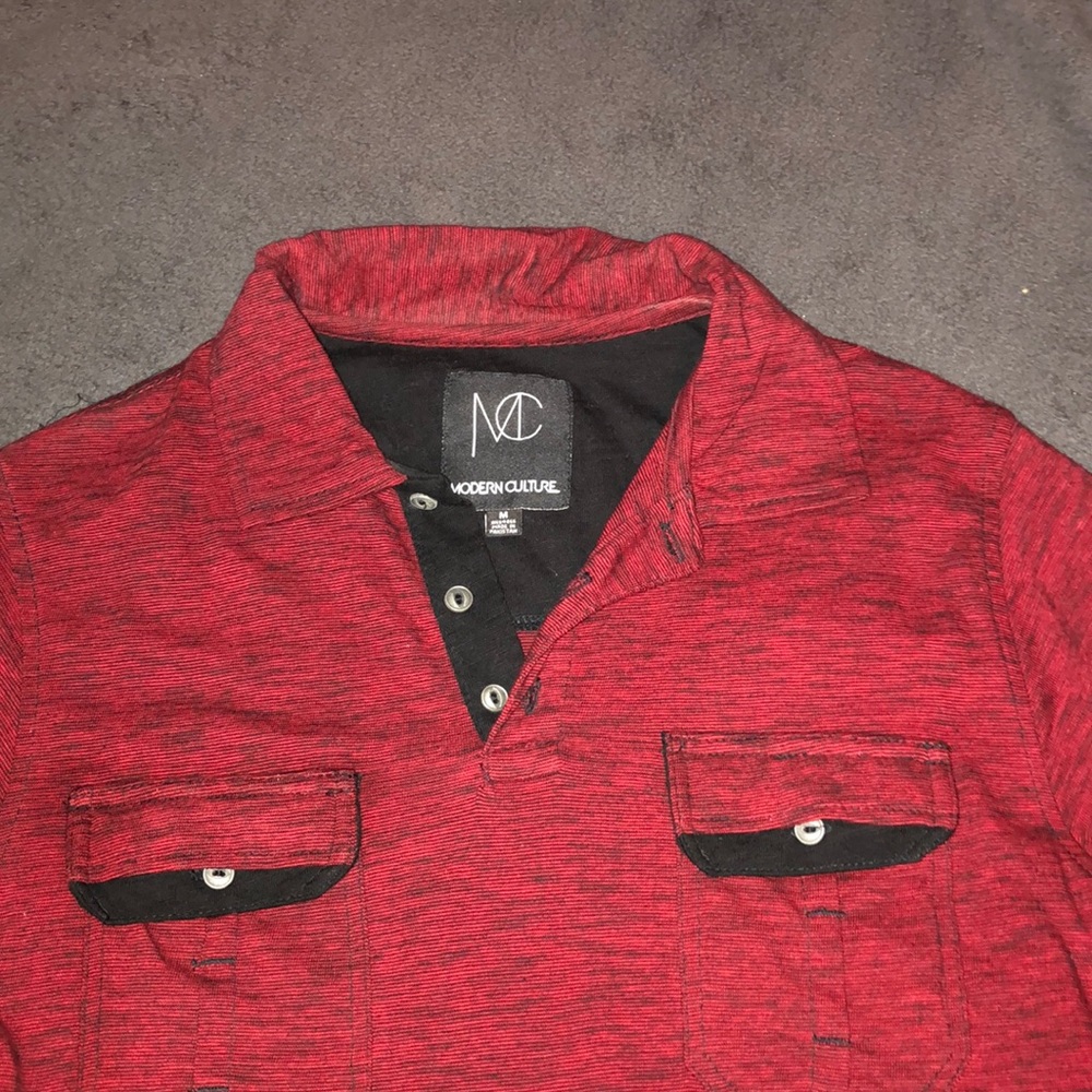 Modern Culture medium button up polo